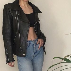 Genuine Leather Biker Jacket